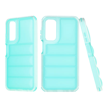 Deksel for Samsung Galaxy A25 A256, Techsuit, Wave Shield, Turkis
