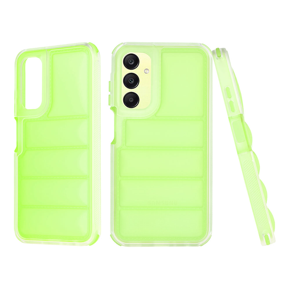 Deksel for Samsung Galaxy A25 A256, Techsuit, Wave Shield, Grønn