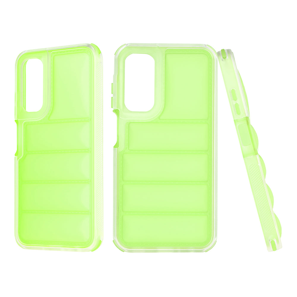 Deksel for Samsung Galaxy A25 A256, Techsuit, Wave Shield, Grønn