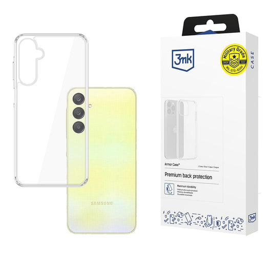 Deksel for Samsung Galaxy A26 A266, 3MK, Armor, Transparent