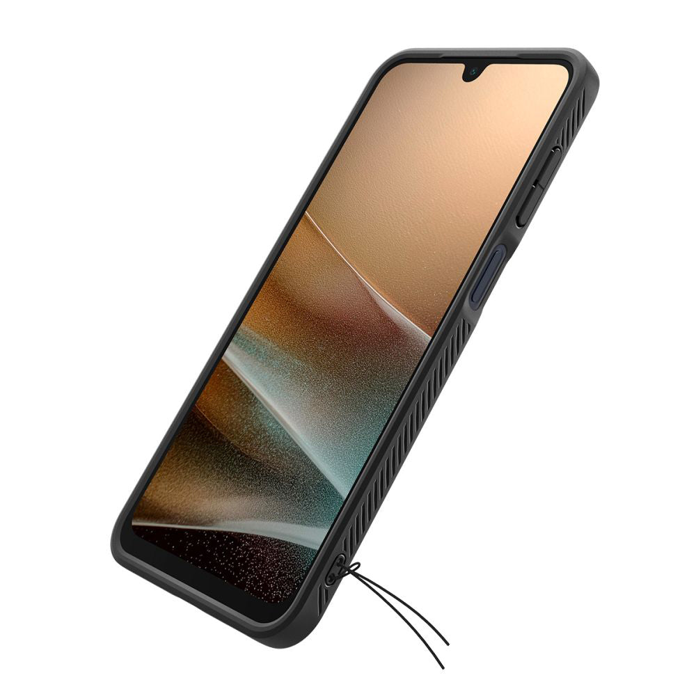 Deksel for Samsung Galaxy A26 A266, Spigen, Liquid Air, Matt Svart ACS09290