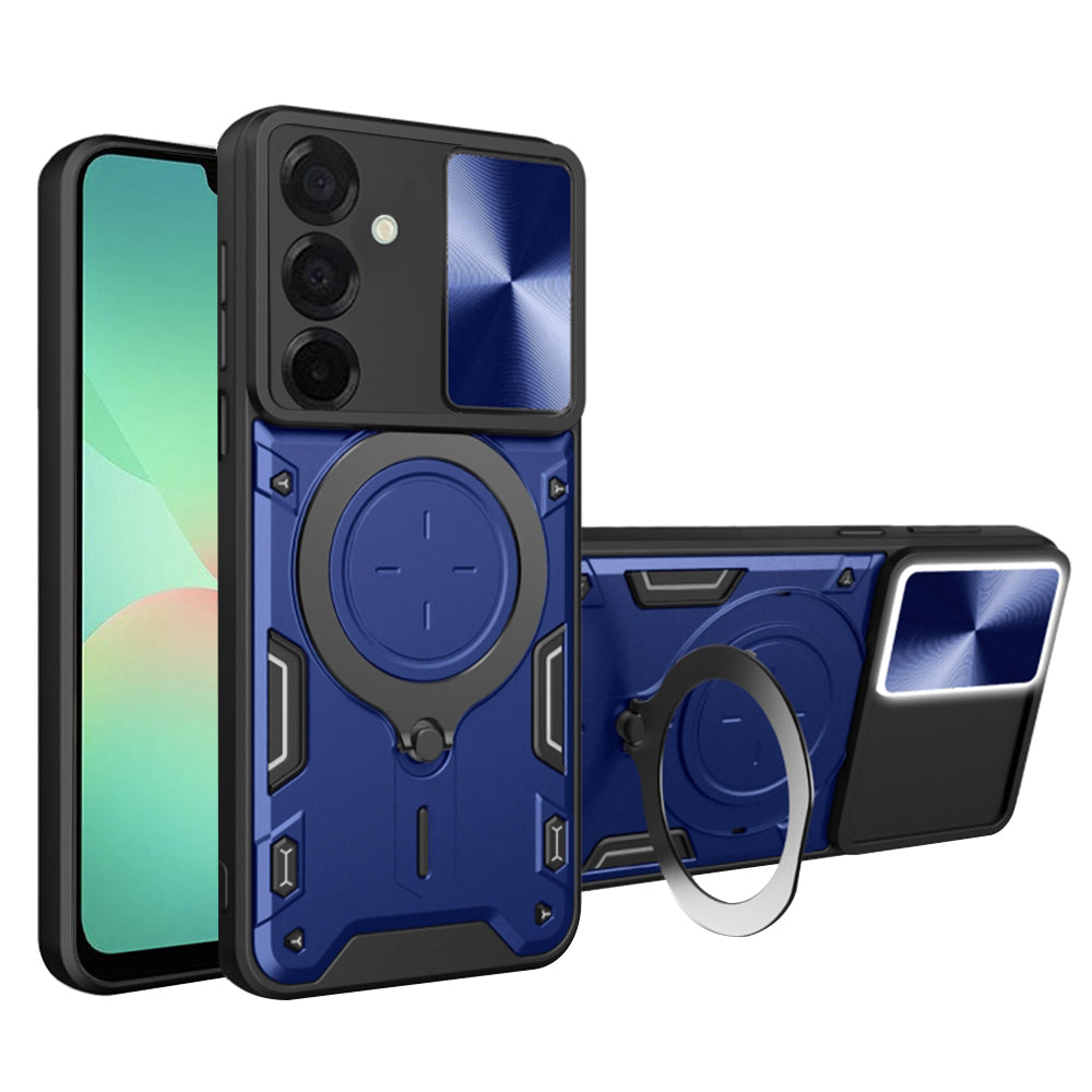 Deksel for Samsung Galaxy A26 A266, Techsuit, CamGuard Pro, Blå