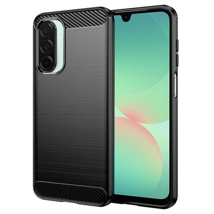 Deksel for Samsung Galaxy A26 A266, Techsuit, Karbon, Svart