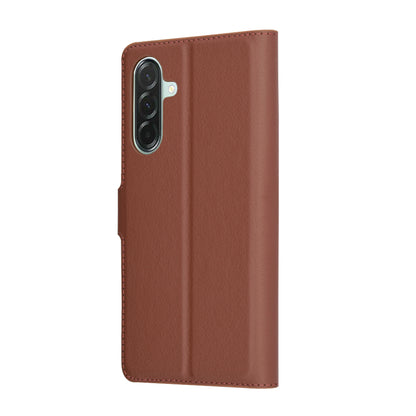 Deksel for Samsung Galaxy A26 A266, Techsuit, Leather Folio, Brun