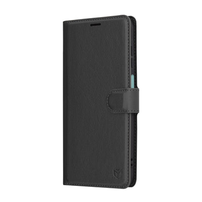 Deksel for Samsung Galaxy A26 A266, Techsuit, Leather Folio, Svart