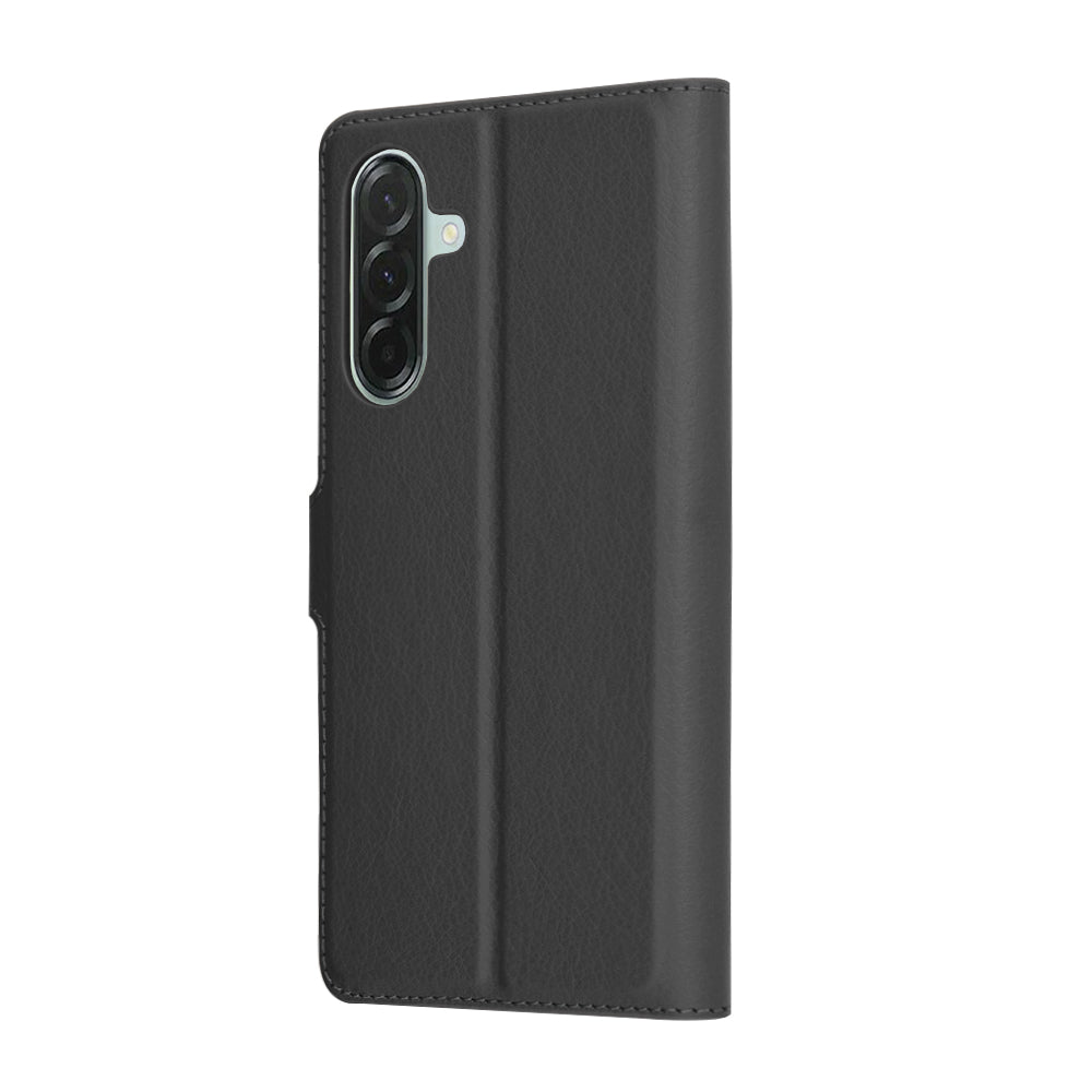 Deksel for Samsung Galaxy A26 A266, Techsuit, Leather Folio, Svart
