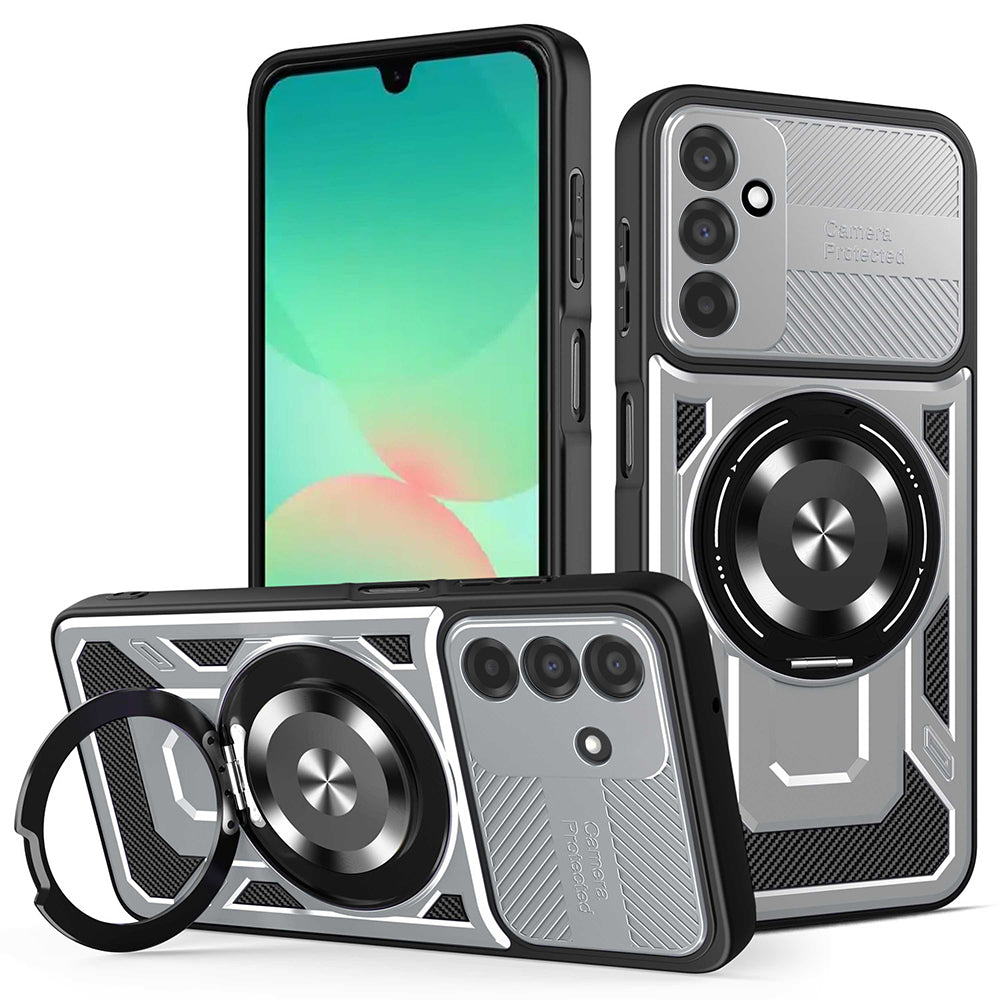 Deksel for Samsung Galaxy A26 A266, Techsuit, RuggedCam, Grå
