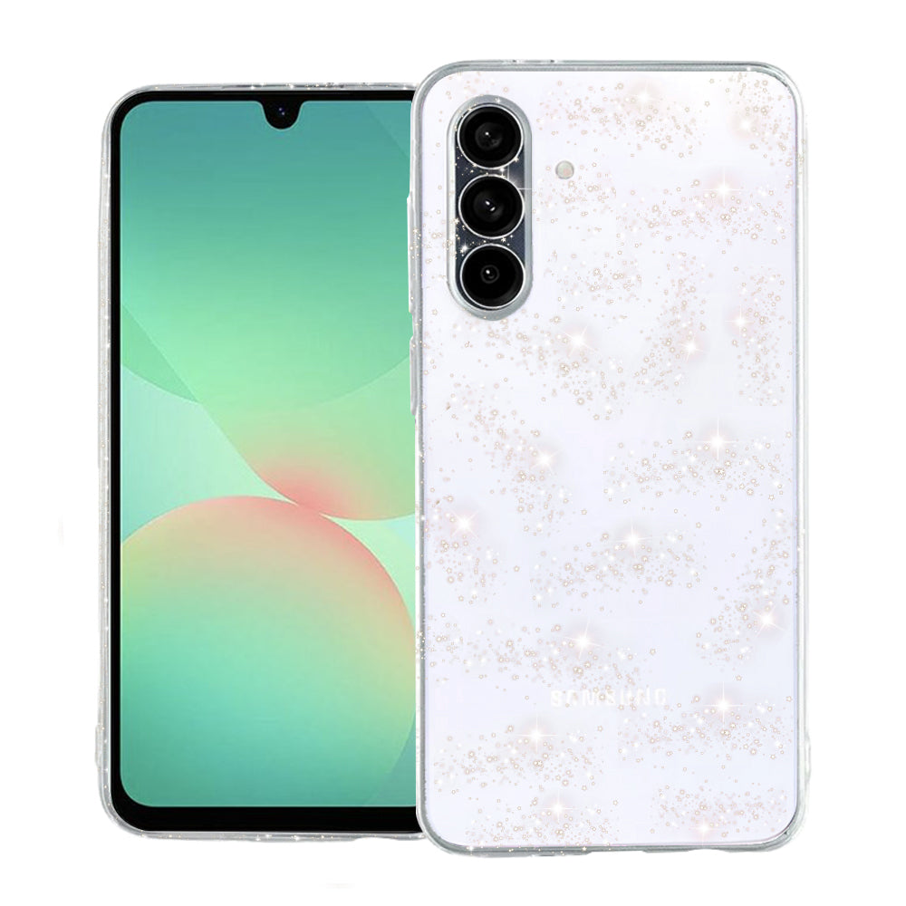 Deksel for Samsung Galaxy A26 A266, Techsuit, SparkleSkin, Transparent