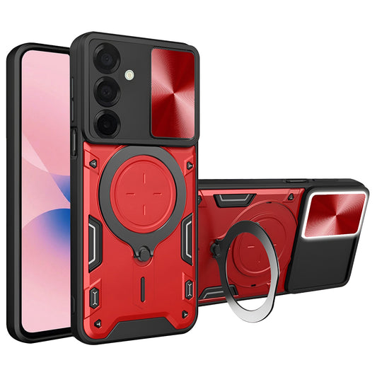 Deksel til Samsung Galaxy A27 5G, Techsuit, CamGuard Pro, Rød