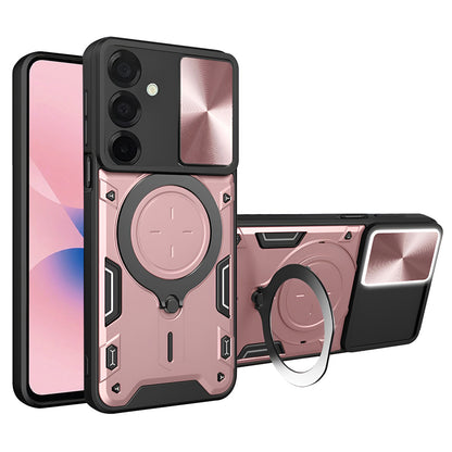 Deksel til Samsung Galaxy A27 5G, Techsuit, CamGuard Pro, Rosa Gull