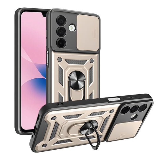 Deksel til Samsung Galaxy A27 5G, Techsuit, CamShield, Gullfarget