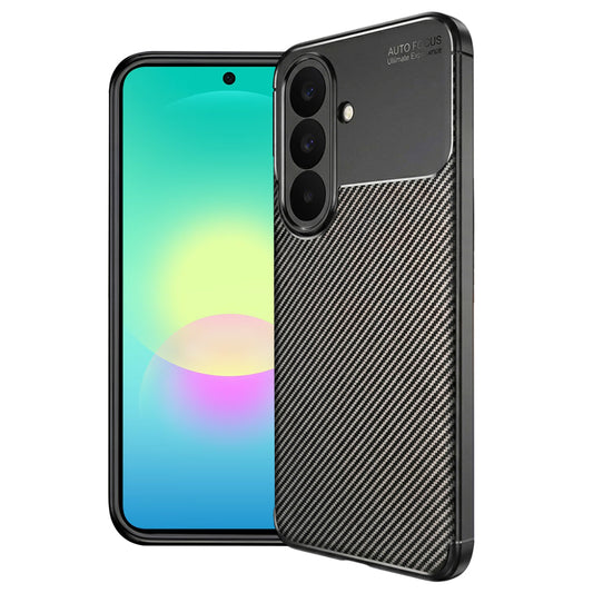 Deksel til Samsung Galaxy A27 5G, Techsuit, CarbonFiber, Svart