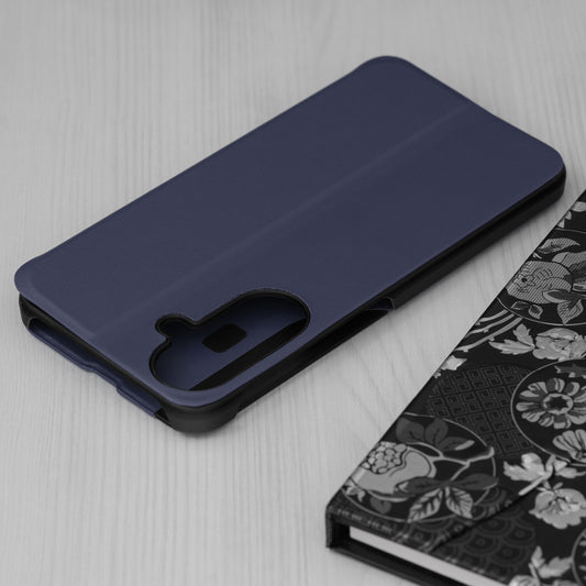 Deksel for Samsung Galaxy A27 5G, Techsuit, eFold, Mørk Blå