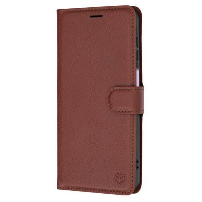 Deksel for Samsung Galaxy A27 5G, Techsuit, Leather Folio, Brun