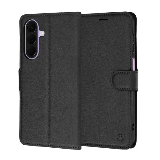 Deksel for Samsung Galaxy A27 5G, Techsuit, Leather Folio, Svart