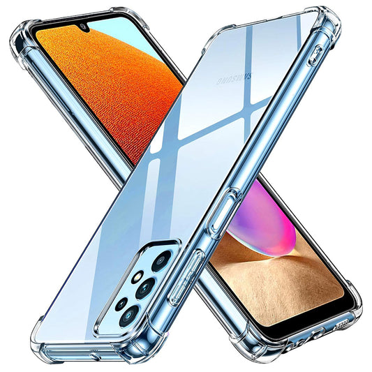Deksel for Samsung Galaxy A32 A325, Techsuit, Støtsikker Klar, Transparent
