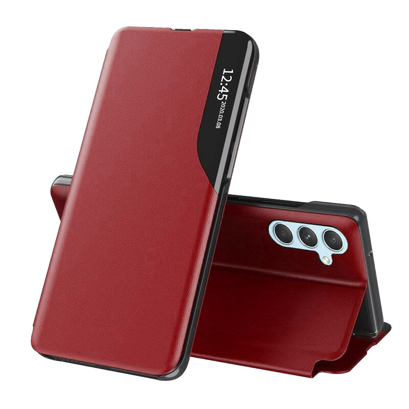 Deksel for Samsung Galaxy A34 A346, Techsuit, eFold, Rød