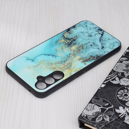 Deksel for Samsung Galaxy A34 A346, Techsuit, Glaze, Blå