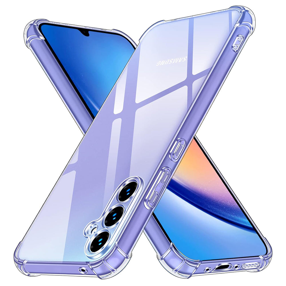 Deksel for Samsung Galaxy A34 A346, Techsuit, Støtsikker Klar, Transparent