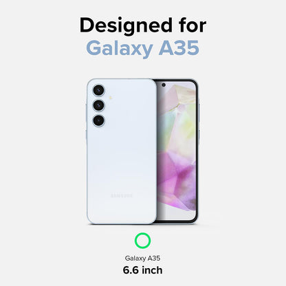 Deksel til Samsung Galaxy A35 5G A356, Ringke, Fusion Card, Transparent