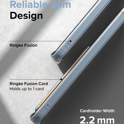 Deksel til Samsung Galaxy A35 5G A356, Ringke, Fusion Card, Transparent