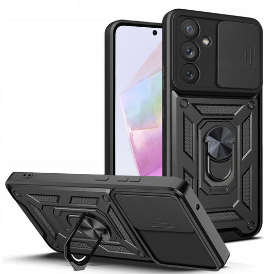 Deksel til Samsung Galaxy A35 5G A356, Techsuit, CamShield, Svart