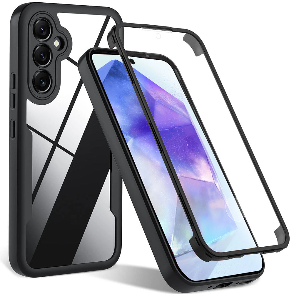 Deksel for Samsung Galaxy A35 5G A356, Techsuit, ColorVerse 360, Svart