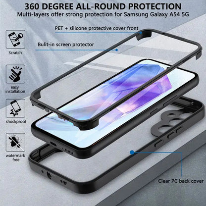 Deksel for Samsung Galaxy A35 5G A356, Techsuit, ColorVerse 360, Svart