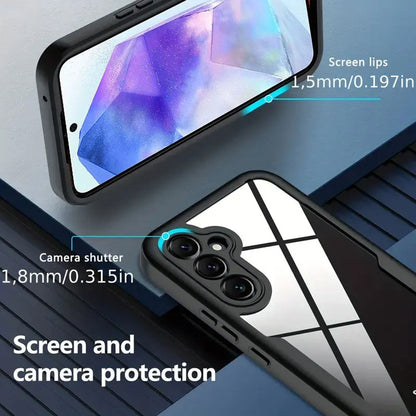 Deksel for Samsung Galaxy A35 5G A356, Techsuit, ColorVerse 360, Svart