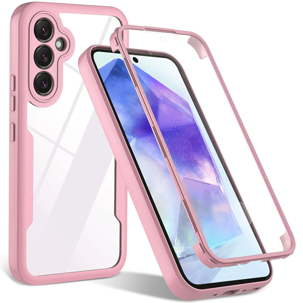 Deksel for Samsung Galaxy A35 5G A356, Techsuit, ColorVerse 360, Rosa