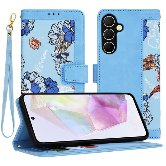 Deksel til Samsung Galaxy A35 5G A356, Techsuit, FlipCraft, Blå