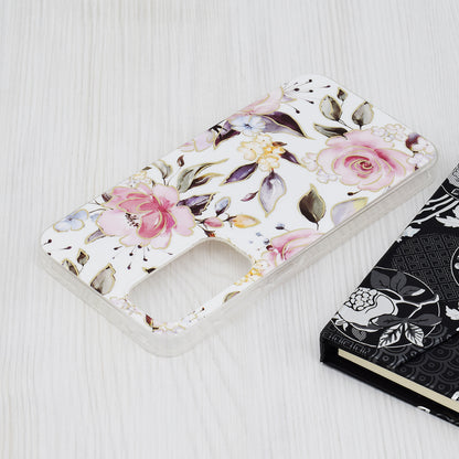Deksel for Samsung Galaxy A35 5G A356, Techsuit, Marble, Hvit