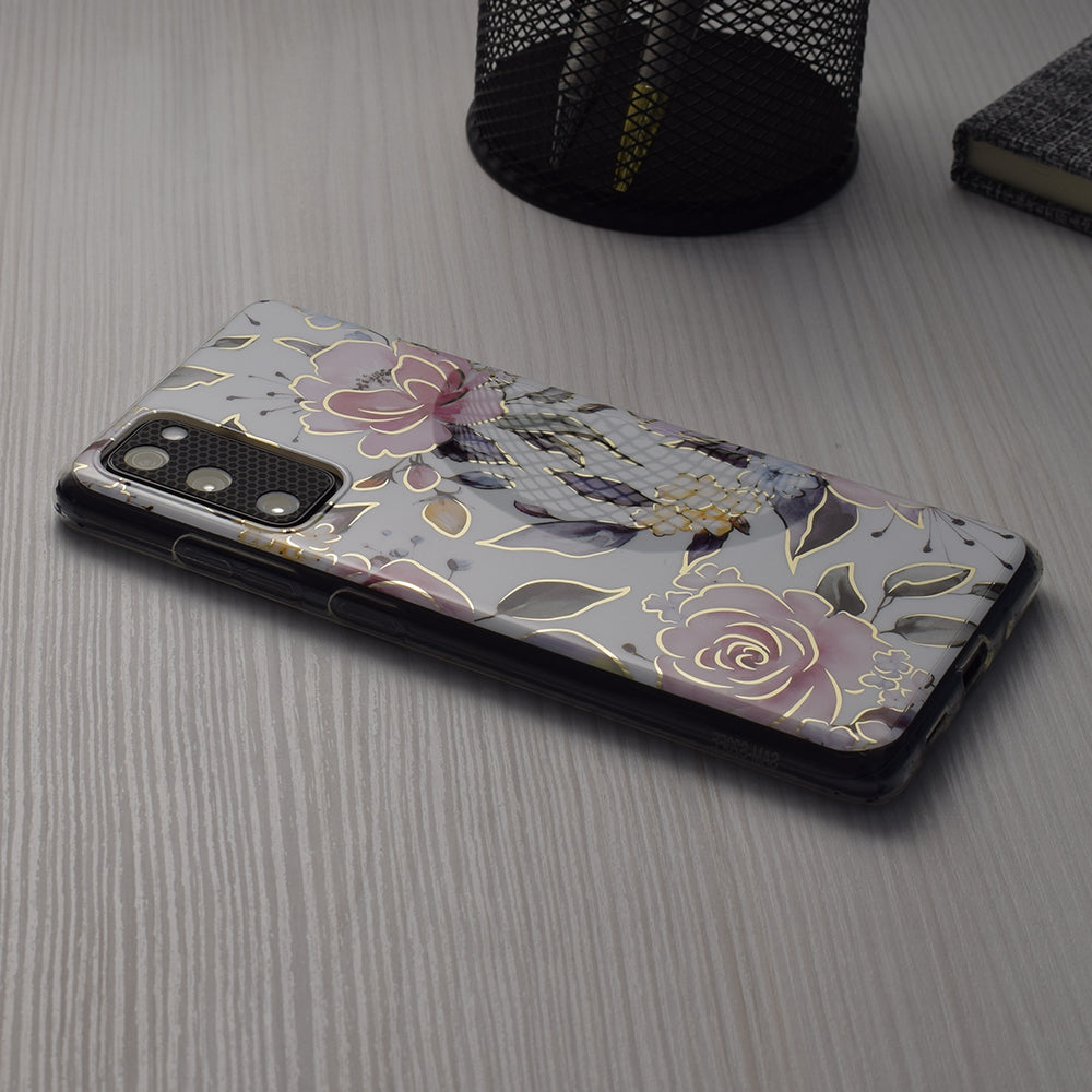 Deksel for Samsung Galaxy A35 5G A356, Techsuit, Marble, Hvit