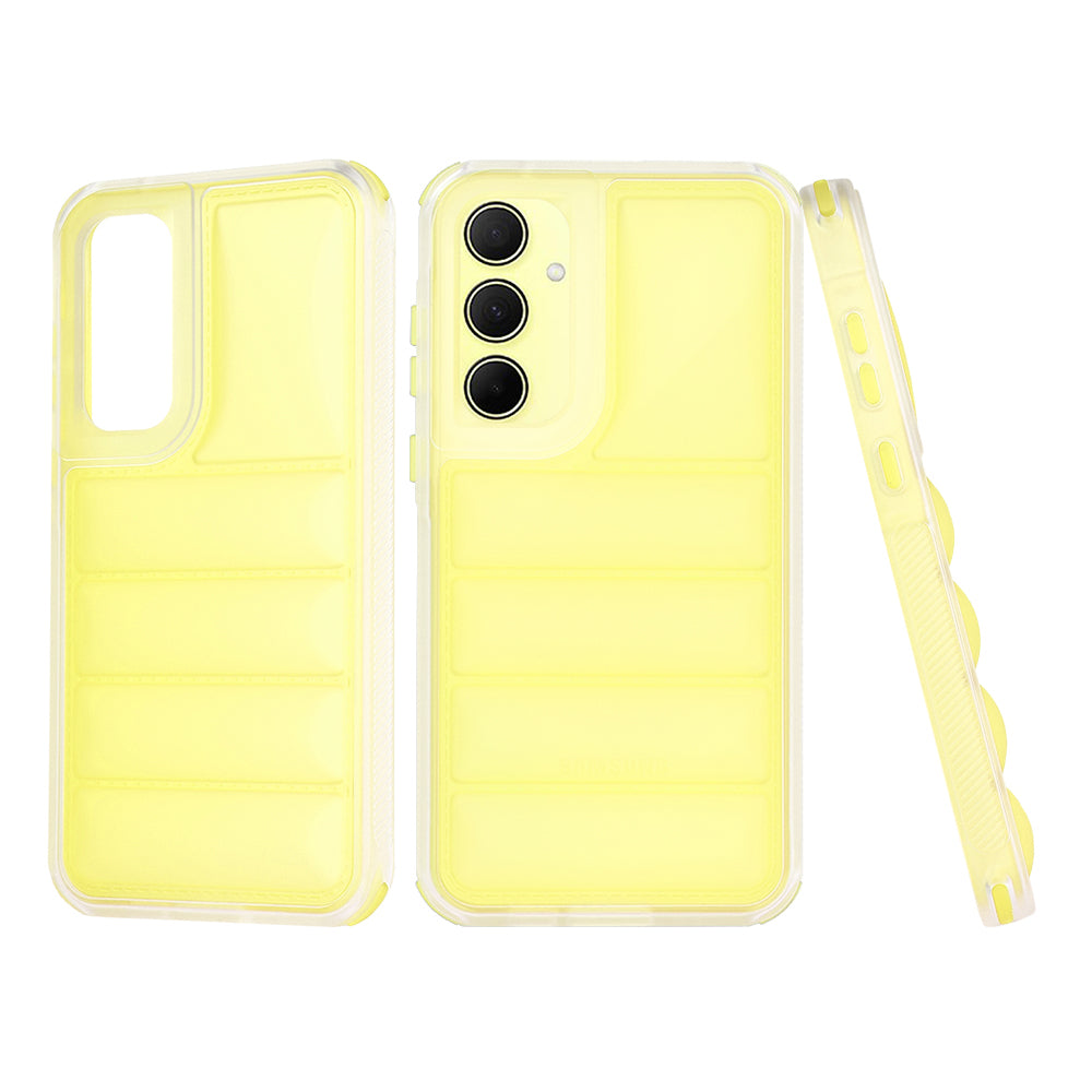 Deksel til Samsung Galaxy A35 5G A356, Techsuit, Wave Shield, Gul