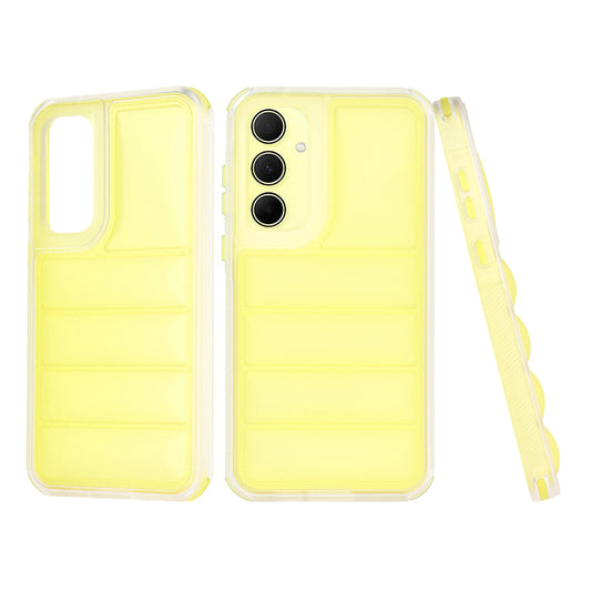 Deksel til Samsung Galaxy A35 5G A356, Techsuit, Wave Shield, Gul