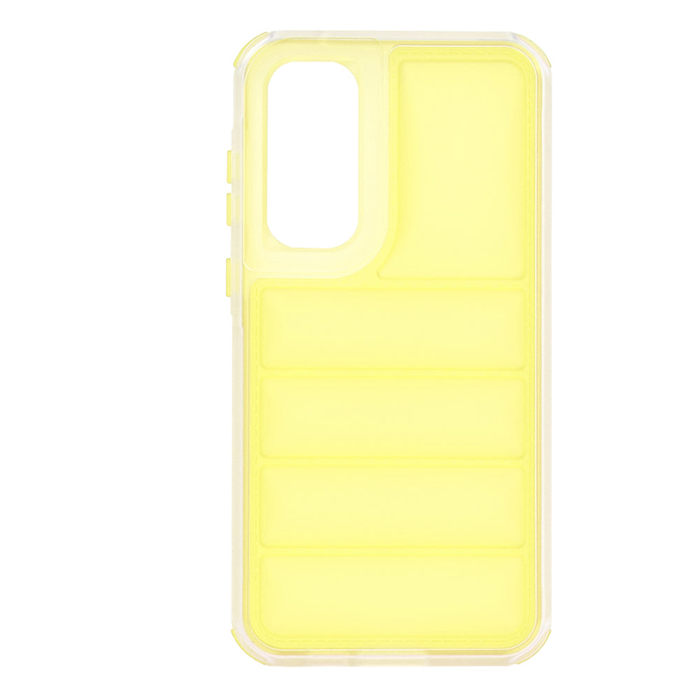 Deksel til Samsung Galaxy A35 5G A356, Techsuit, Wave Shield, Gul