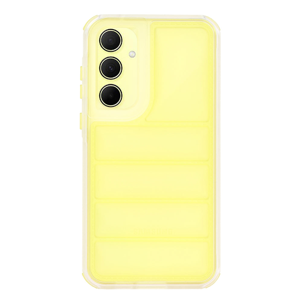 Deksel til Samsung Galaxy A35 5G A356, Techsuit, Wave Shield, Gul