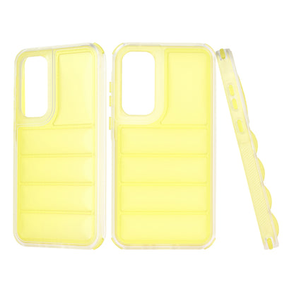 Deksel til Samsung Galaxy A35 5G A356, Techsuit, Wave Shield, Gul