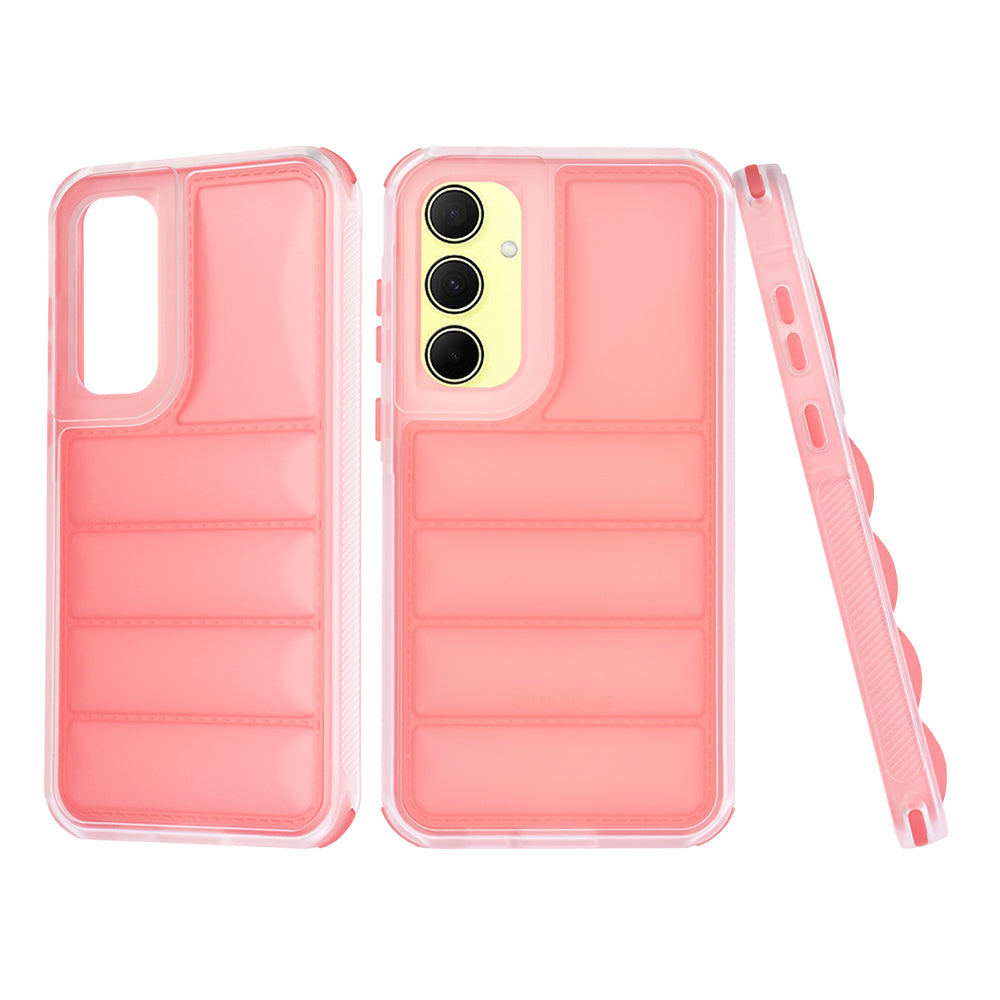 Deksel for Samsung Galaxy A35 5G A356, Techsuit, Wave Shield, Rød
