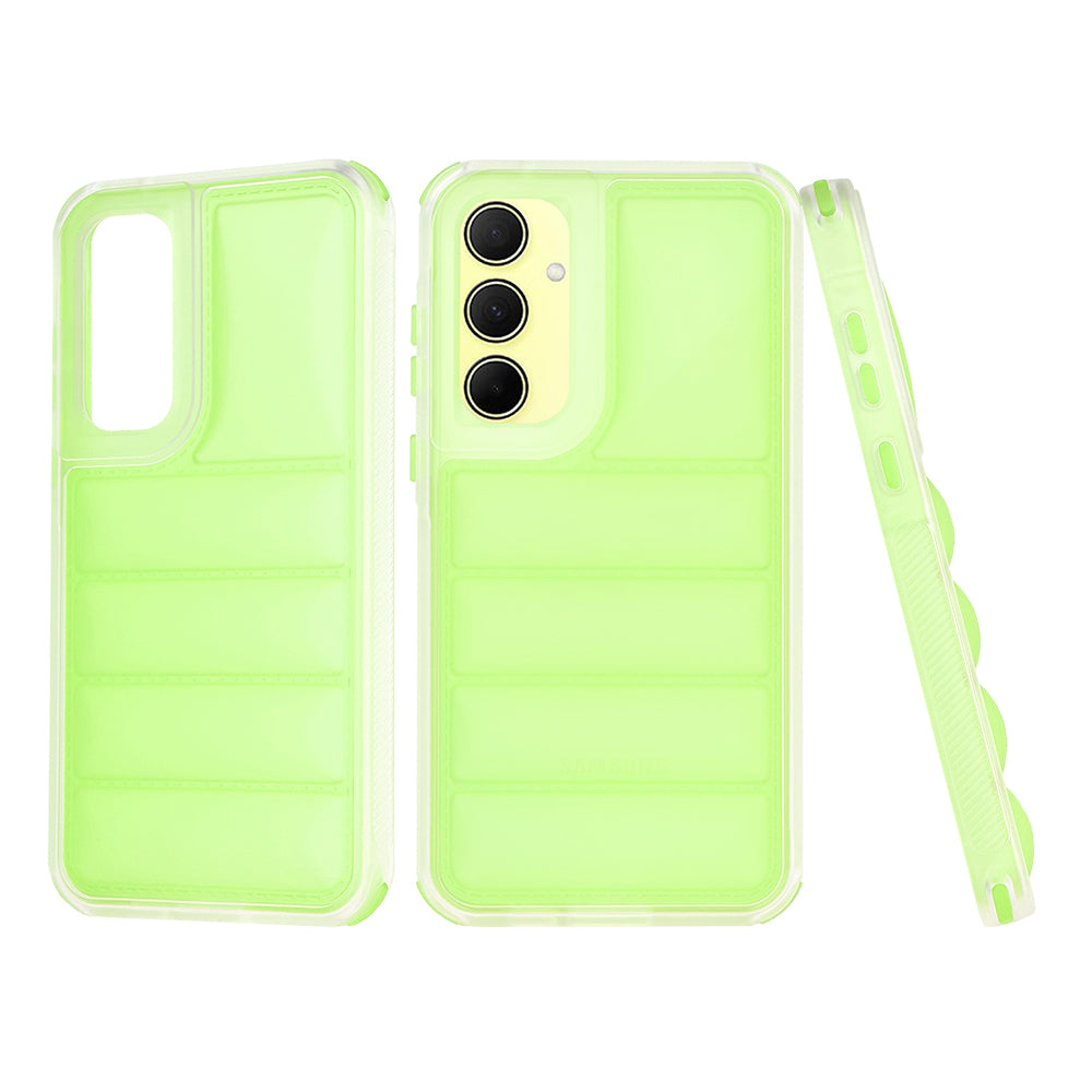 Deksel til Samsung Galaxy A35 5G A356, Techsuit, Wave Shield, Grønn