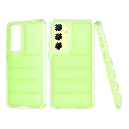 Deksel til Samsung Galaxy A35 5G A356, Techsuit, Wave Shield, Grønn