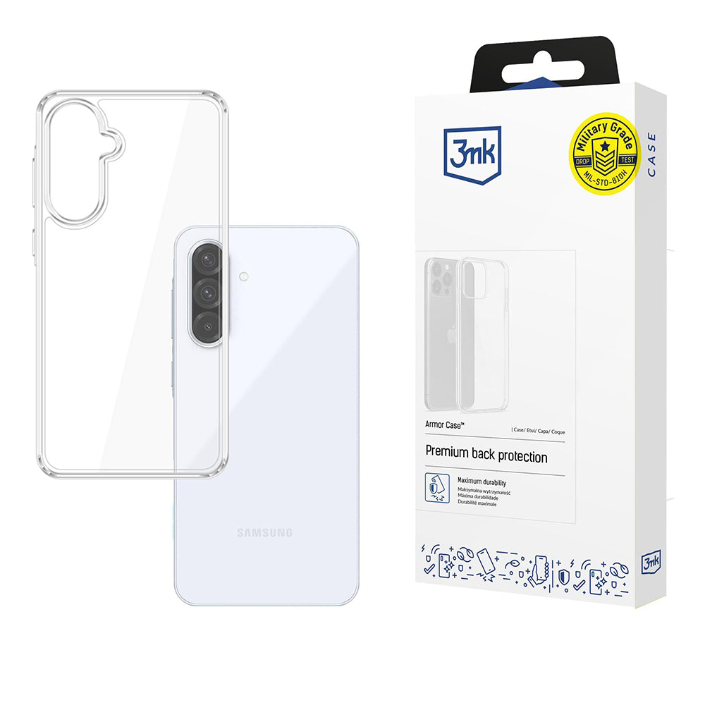 Deksel for Samsung Galaxy A36 A366, 3MK, Armor, Transparent