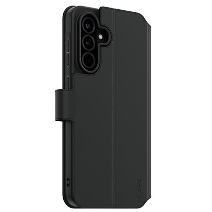 Deksel for Samsung Galaxy A36 A366, PanzerGlass, Care Feature Kickstand Wallet, Svart