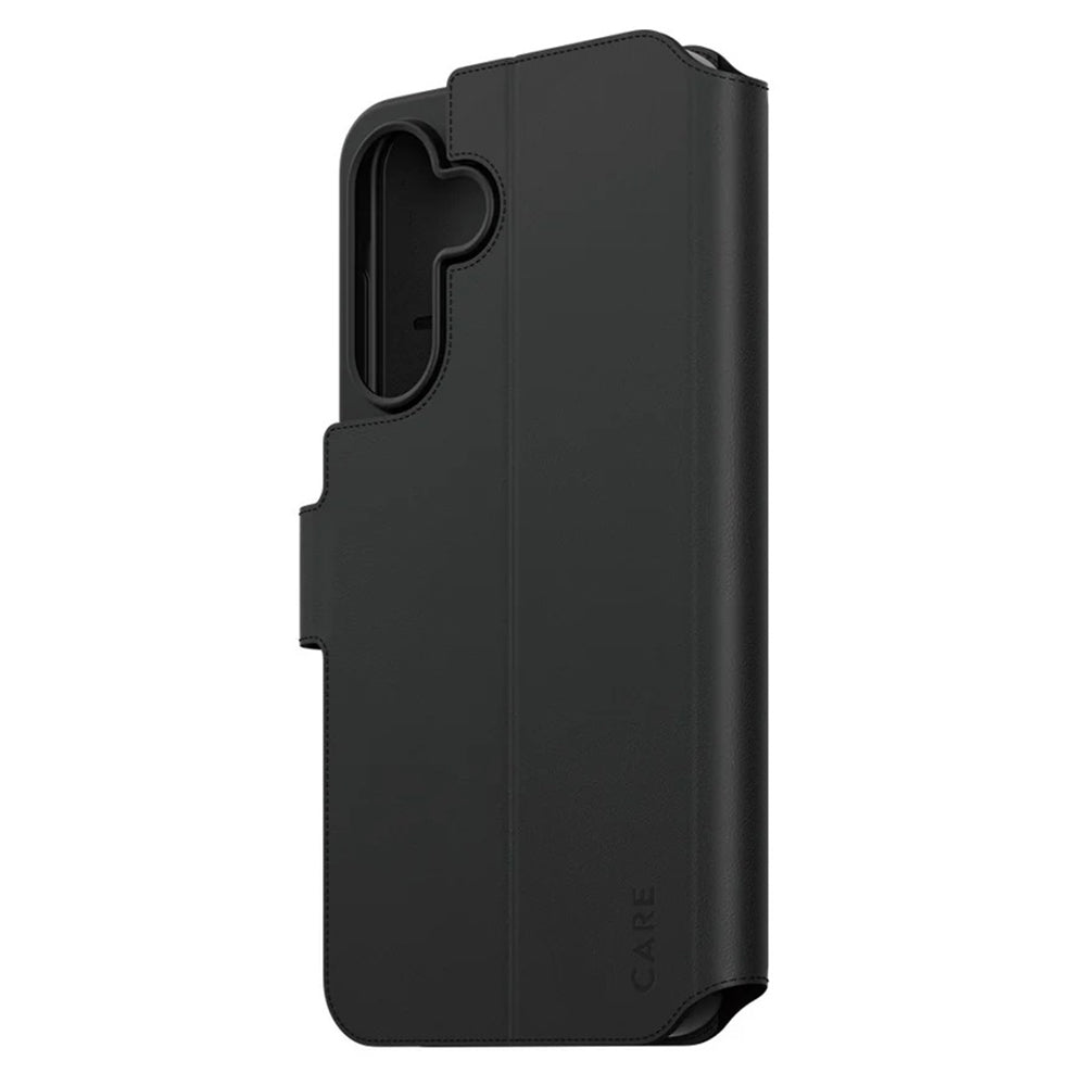 Deksel for Samsung Galaxy A36 A366, PanzerGlass, Care Feature Kickstand Wallet, Svart