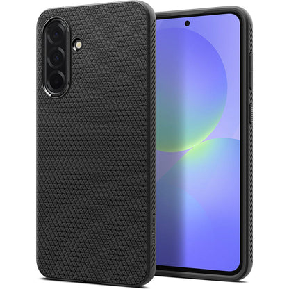 Deksel for Samsung Galaxy A36 A366, Spigen, Liquid Air, Matt Svart ACS09199