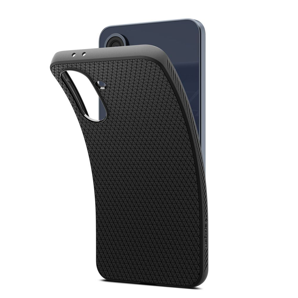 Deksel for Samsung Galaxy A36 A366, Spigen, Liquid Air, Matt Svart ACS09199