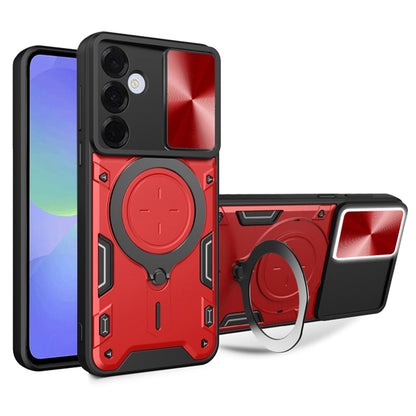 Deksel til Samsung Galaxy A36 A366, Techsuit, CamGuard Pro, Rød