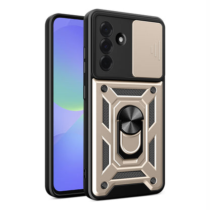 Deksel til Samsung Galaxy A36 A366, Techsuit, CamShield, Gullfarget