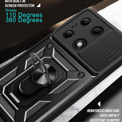 Deksel for Samsung Galaxy A36 A366, Techsuit, CamShield, Grønn
