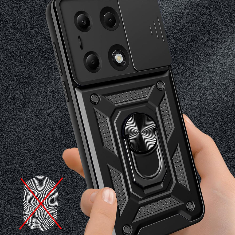 Deksel for Samsung Galaxy A36 A366, Techsuit, CamShield, Grønn